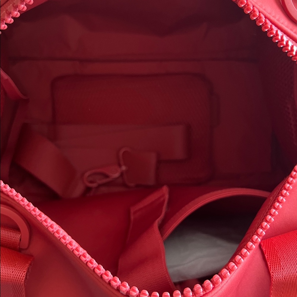NWT Dagne Dover Medium Landon Carryall in Ltd Edition Rhubarb - Picture 10 of 10